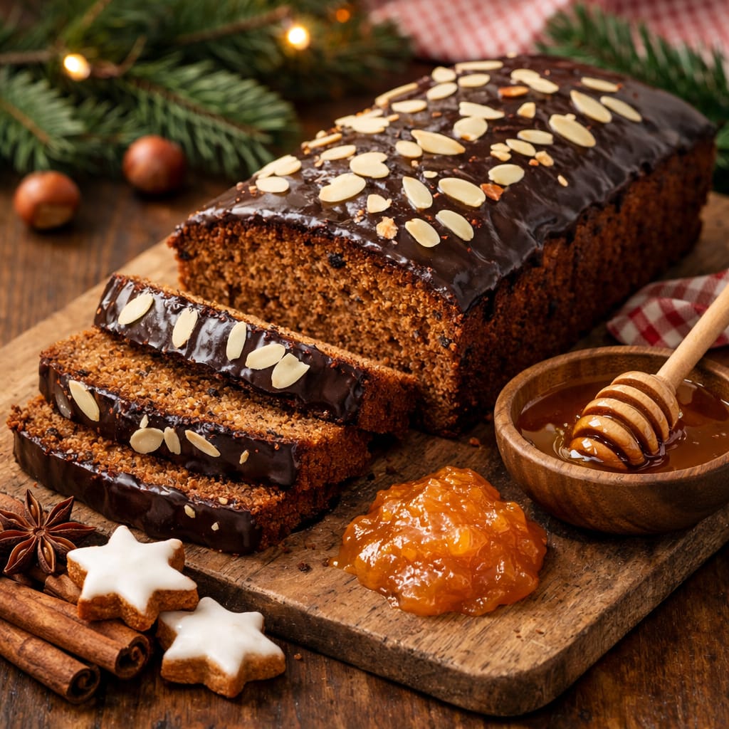 Leckerer dänischer Honigkuchen