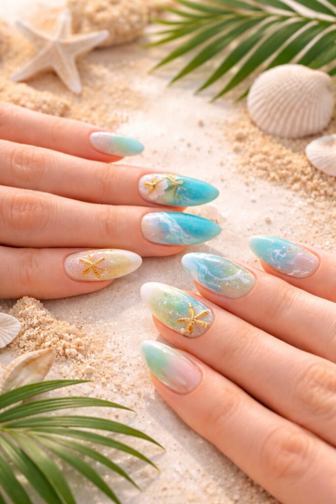 Sommernägel für deinen Urlaub