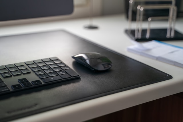 Einrichtung fürs Homeoffice, Maus und Tastatur