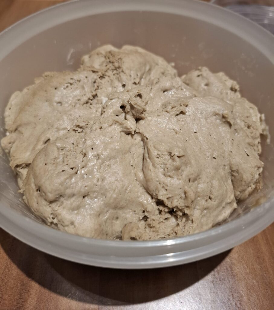 Sauerteig während der Ruhephase